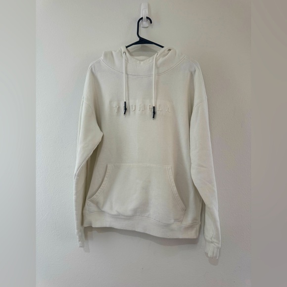 YoungLA Tops - YoungLA Women’s Cream Hoodie Sweatshirt Sz L